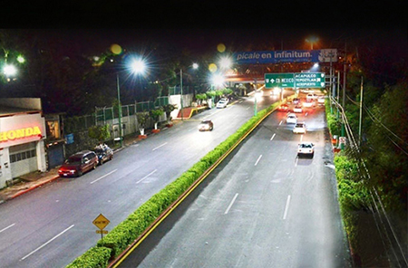 Mexico City Electricity Lighting Project for 6-lane Freeway--5000 sets LED Street Lights